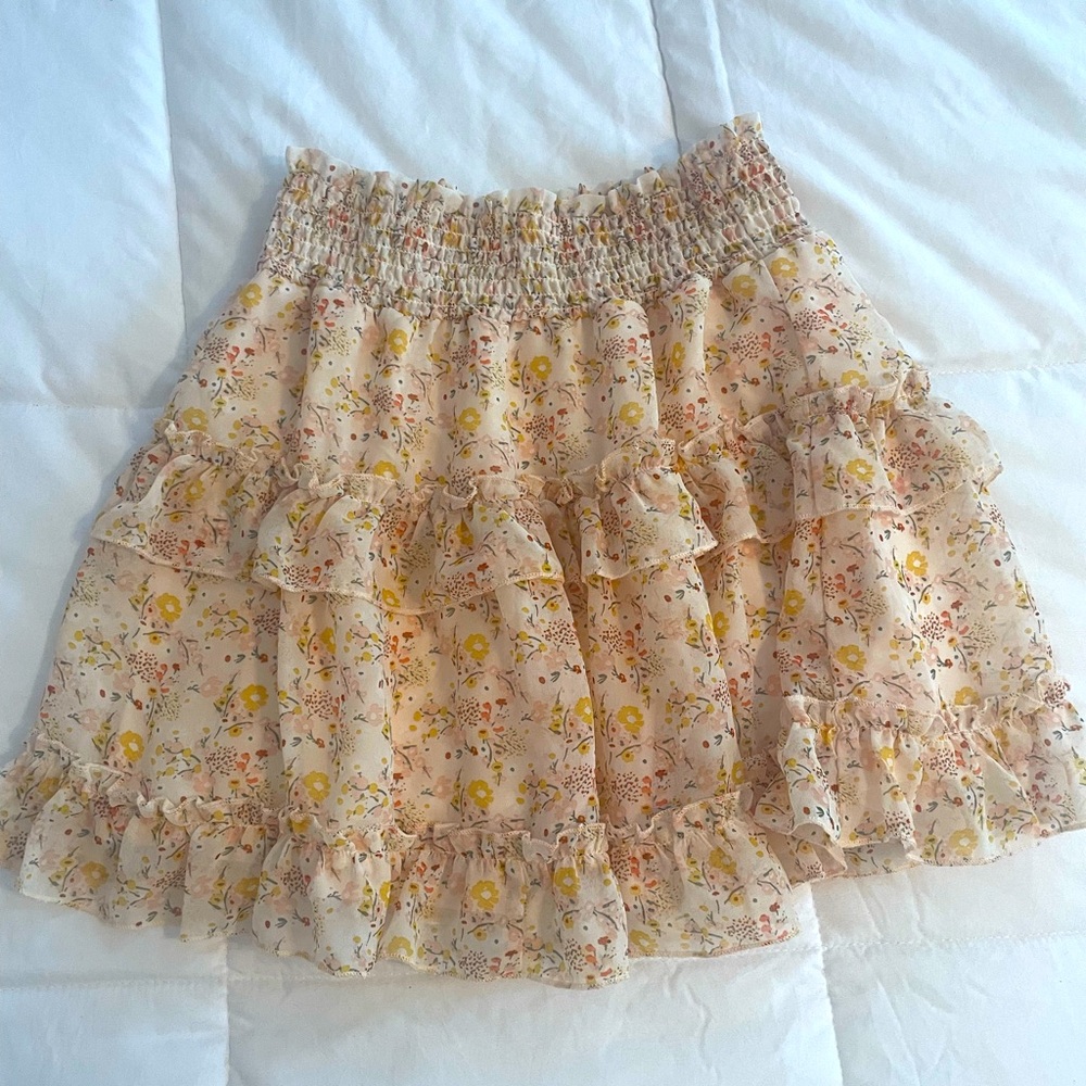 Altar’d State floral flowy skirt